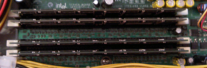 Память для сервера - 4x1 Гб PC3200 Samsung Original